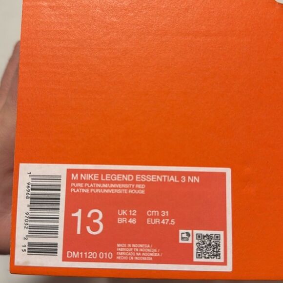 Nike Running Shoes Mens 13 Gray Red Legend Essential - Picture 5 of 5